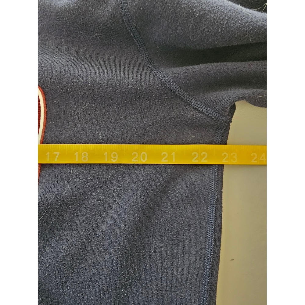 Polo Ralph Lauren M Spellout Hoodie Colligiate Navy Blue Logo Varsity Preppy ~ - Picture 6 of 9